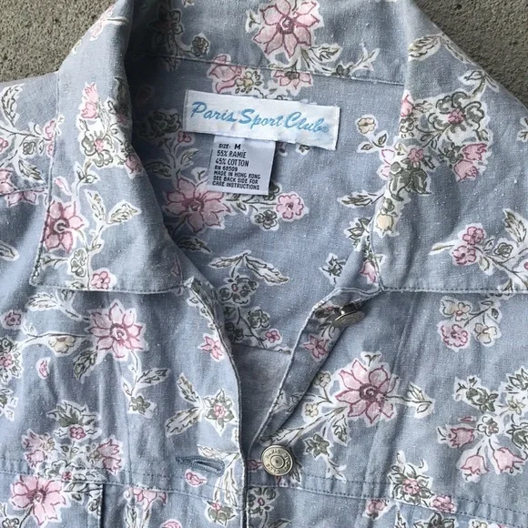 Vintage chambray crop jacket - Picture 4 of 7